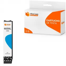 Pccom Essential Epson 603XL Cartucho Tinta Compatible Cian