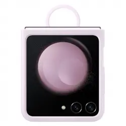 Samsung Funda de Silicona con Anillo Lavanda para Galazy Z Flip5