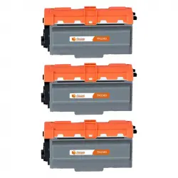 Pccom Essential Brother Tn3330/tn3380 Tóner Compatible Negro Pack 3