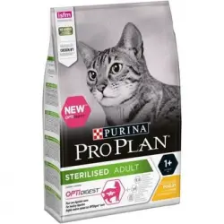 Pro Plan Kibbles Esterilizados Ricos En Pollo Optidigest - Para Gatos Adultos - 3 Kg