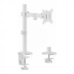Equip Soporte de Mesa para 1 Pantalla 17"-32" Brazo Inclinable y Giratorio 360 Max 100x100 mm Blanco