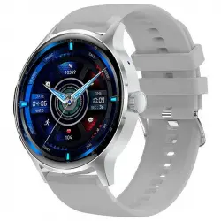 Cool Iris Reloj Smartwatch (AMOLED, Llamadas, Salud, Deporte) Silicona Gris