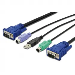 Digitus Cable para Video/Teclado y Ratón KVM 5 m