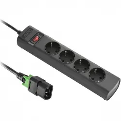 APC Regleta para SAI 4 Tomas Conector IEC Negra