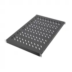 Digitus Balda con Carril de Fijación Variable de 700mm a 900mm para Armarios de 483mm 19" 1U Negro
