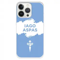 Funda Para Iphone 13 Pro Del Celta Iago Aspas - Licencia Oficial Rc Celta