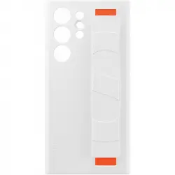 Samsung Silicone Grip Case Funda Silicona con Agarre Blanca para Galaxy S23 Ultra