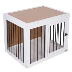 Jaula de interior Modern Living Malmö para perros - M: 80 x 60 x 62,8 cm (L x An x Al)