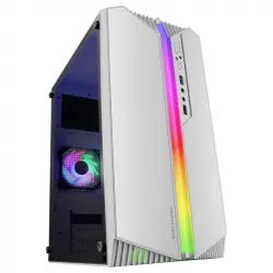 Mars Gaming MC-S1 Caja PC Micro-ATX Ultra-Compacta ARGB 12 Modos USB 3.0 Ventana Blanco
