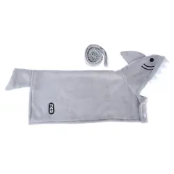 Albornoz para perros TIAKI Tiburón - Longitud de la espalda: aprox. 55 cm