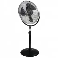 Jata Ventilador de Pie Industrial 120W Negro