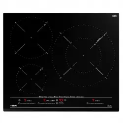 Teka IZC 63632 BK MST Vitrocéramica Inducción 3 Zonas Cocción Negra