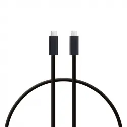 PcCom Essential Cable de Carga Rápida USB-C a USB-C 4 40Gbps Vídeo 8K 1m Negro