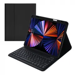 Royal Bailey Hk132b Funda Con Bluetooth Teclado Para Ipad Pro12.9(2021/2020/2018) Negro