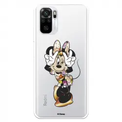 Funda Oficial de Disney Minnie Posando para Xiaomi Redmi Note 10