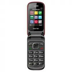 Beafon C245 Teléfono Móvil Básico 2.4" Rojo
