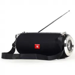 Gembird SPK-BT-17 Altavoz Bluetooth Portátil con Antena Negro
