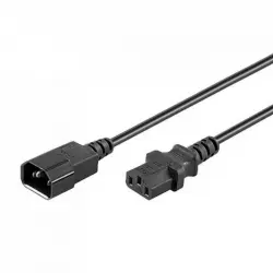 Goobay Cable de Alimentación CPU C13/C14 3m Negro