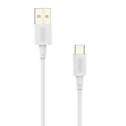 Nubbeh Elisium Cable USB-A a USB-C Tpe 1m 3A Blanco