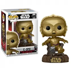 Funko Pop Star Wars Retorno del Jedi 40 Aniversario C-3PO en Silla