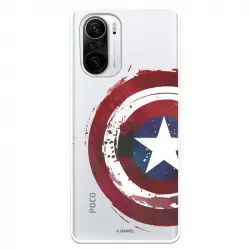 Funda Oficial de Marvel Capitán América Escudo Transparente para Xiaomi Mi 11i