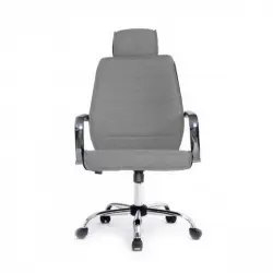 Equip Silla de Oficina Ergonómica Respaldo Medio Gris