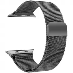 Ksix Metal Correa Intercambiable, Compatible Con Series Urban Y Apple Watch 42/44/45/49mm, Negro