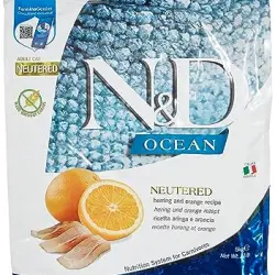 5Kg Farmina ND Cat Ocean Neutered Pienso para gatos de Arenque