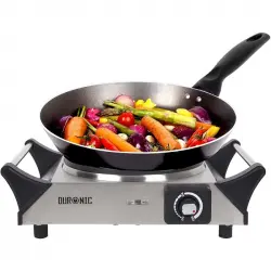 Duronic HP1BK Placa Eléctrica Portátil 1500W Inox