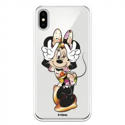 Funda Oficial Clásicos de Disney Minnie Posando para iPhone X