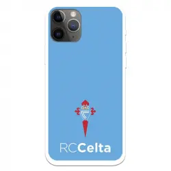 Fundo Licencia Oficial RC Celta Escudo Fondo Azul para iPhone 11 Pro