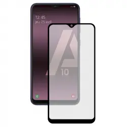 Ksix Protector Cristal Templado Negro para Samsung Galaxy A10