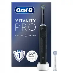 Oral-B Vitality Pro Cepillo Eléctrico Negro + Cabezal Extra