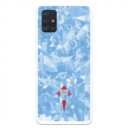 Funda Licencia Oficial RC Celta Escudo Fondo Hinchada para Samsung Galaxy A51