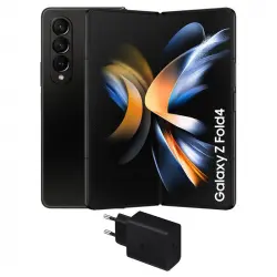 Samsung Galaxy Z Fold4 12/256GB Negro Libre + Cargador de Pared 25W