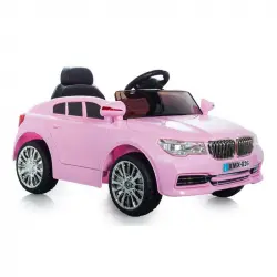 Ataa Cars Coche Eléctrico Serie 5 Berlina 12V Rosa