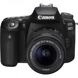 Canon 90D 32MP WiFi + Objetivo EF-S 18-55mm F3.5-5.6 IS USM