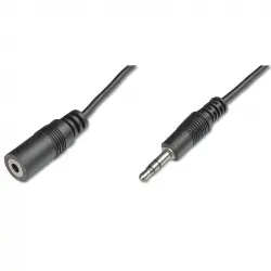 Digitus Cable Extensor de Audio Jack 3.5mm 1.5m Negro