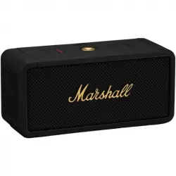 Marshall Middleton Altavoz Inalámbrico Portátil Bluetooth IP67 Negro y Latón