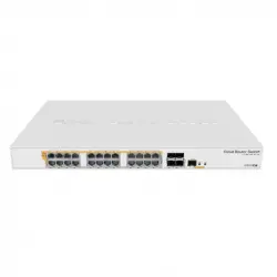 Mikrotik CRS328-24P-4S+RM Switch 24 Puertos Gigabit PoE + 4 SFP+