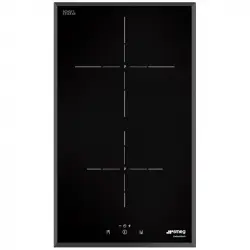 Smeg SI5322B Placa de Inducción 2 Zonas 30cm Negra