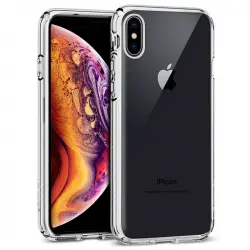 Cool Funda Borde Metalizado Plata para iPhone XS Max
