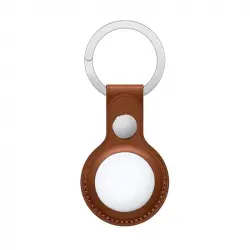 Cool Llavero Polipiel Marrón Compatible con AirTag