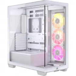 Corsair iCUE LINK 3500X RGB Semi Torre Cristal Templado USB-C Blanca