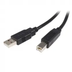 Equip Cable USB 2.0 Tipo A a Tipo B Macho/Macho 1.8m Negro