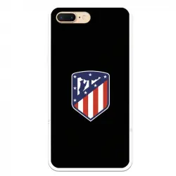 Funda Licencia Oficial Atlético de Madrid Plus Escudo Fondo Negro para iPhone 7