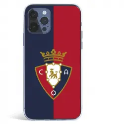 Funda Licencia Oficial CA Osasuna Escudo Fondo Bicolor para iPhone 12 Pro