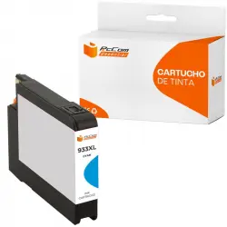 Pccom Essential Hp 933xl Cartucho Tinta Compatible Cian