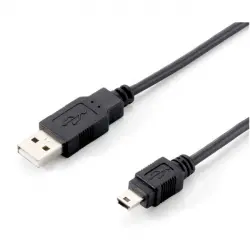 Digitus Cable USB 2.0 a Mini USB M/M 1m Negro