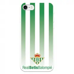 Funda Licencia Oficial Real Betis Balompié Fondo Rayas Verdiblancas para iPhone 8